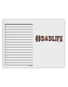 Hashtag Dadlife To Do Shopping List Dry Erase Board by TooLoud-Dry Erase Board-TooLoud-White-Davson Sales