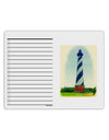 TooLoud Watercolor Lighthouse 1 To Do Shopping List Dry Erase Board-Dry Erase Board-TooLoud-White-Davson Sales