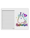 I love Unicorns To Do Shopping List Dry Erase Board-Dry Erase Board-TooLoud-White-Davson Sales