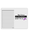 Yes I am a Programmer Girl To Do Shopping List Dry Erase Board-Dry Erase Board-TooLoud-White-Davson Sales