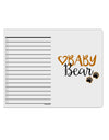 Baby Bear Paws To Do Shopping List Dry Erase Board-Dry Erase Board-TooLoud-White-Davson Sales
