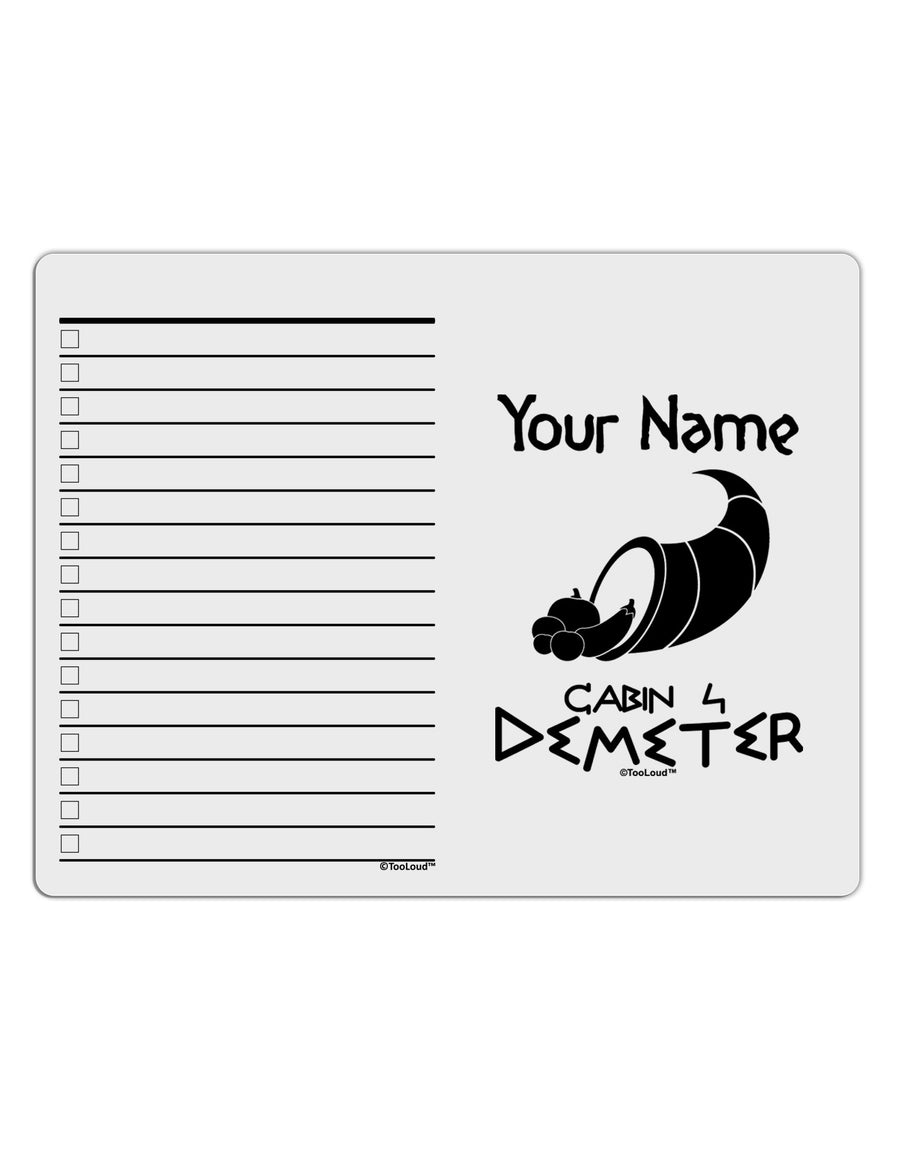 Personalized Cabin 4 Demeter To Do Shopping List Dry Erase Board-Dry Erase Board-TooLoud-White-Davson Sales