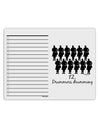 Twelve Drummers Drumming Text To Do Shopping List Dry Erase Board-Dry Erase Board-TooLoud-White-Davson Sales