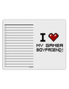 I Heart My Gamer Boyfriend To Do Shopping List Dry Erase Board-Dry Erase Board-TooLoud-White-Davson Sales