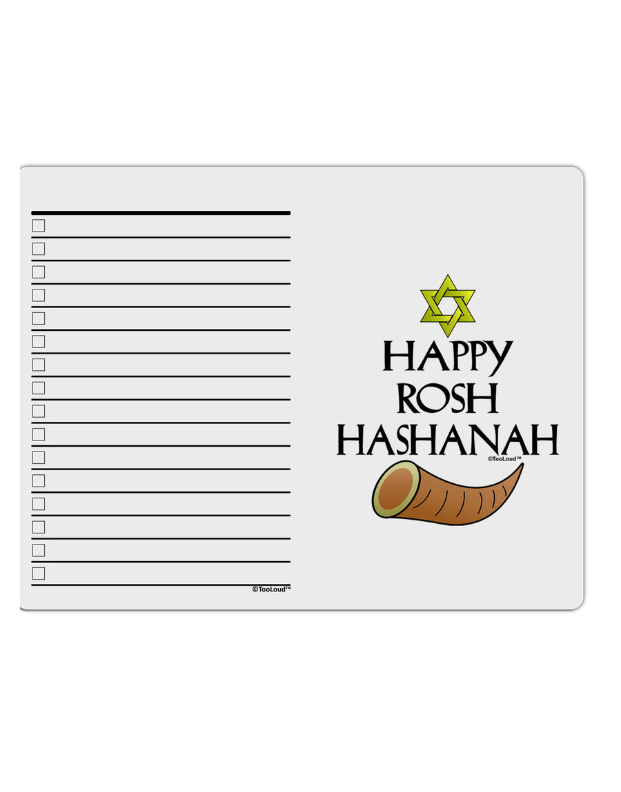 Happy Rosh Hashanah To Do Shopping List Dry Erase Board-Dry Erase Board-TooLoud-White-Davson Sales