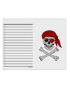 Pirate Skull To Do Shopping List Dry Erase Board-Dry Erase Board-TooLoud-White-Davson Sales