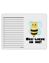 Bee-lieve In Me To Do Shopping List Dry Erase Board-Dry Erase Board-TooLoud-White-Davson Sales