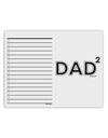 Dad Squared - Dad of Two To Do Shopping List Dry Erase Board-Dry Erase Board-TooLoud-White-Davson Sales