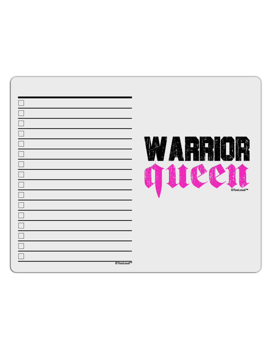 Warrior Queen Pink Script To Do Shopping List Dry Erase Board-Dry Erase Board-TooLoud-White-Davson Sales