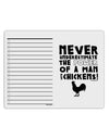 A Man With Chickens To Do Shopping List Dry Erase Board by TooLoud-Dry Erase Board-TooLoud-White-Davson Sales