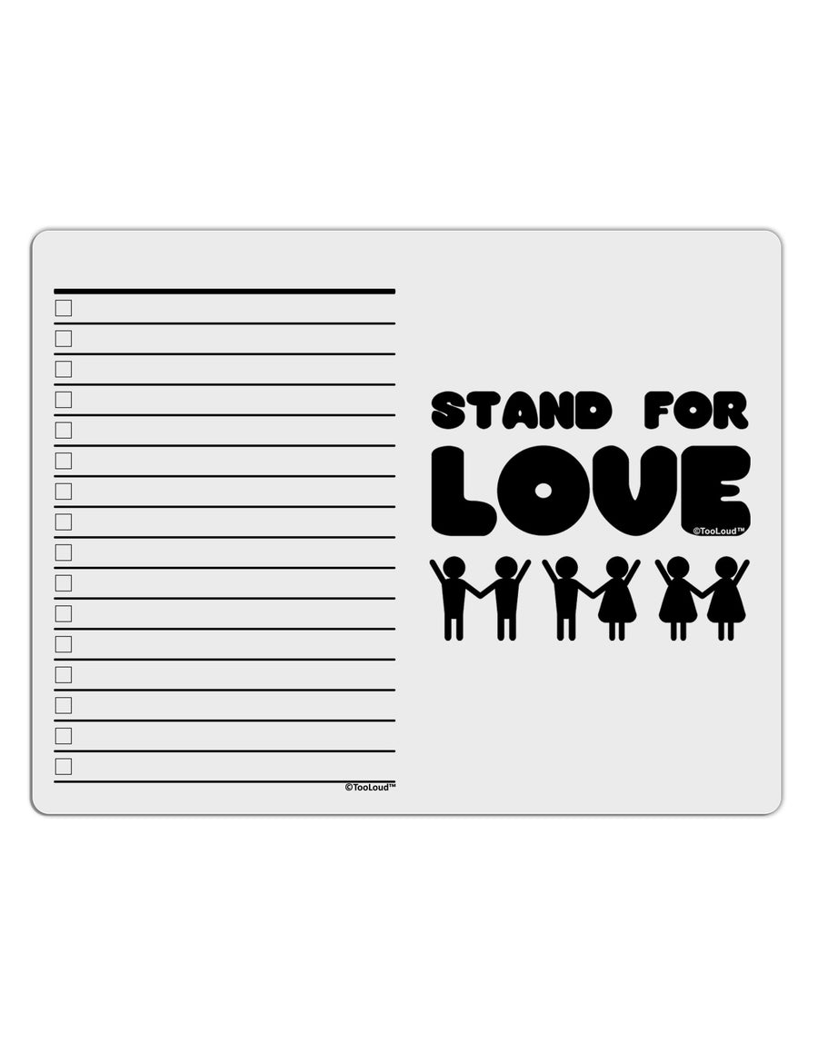 Stand For Love To Do Shopping List Dry Erase Board-Dry Erase Board-TooLoud-White-Davson Sales