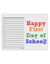 Happy First Day of School To Do Shopping List Dry Erase Board-Dry Erase Board-TooLoud-White-Davson Sales