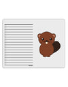 Cute Beaver To Do Shopping List Dry Erase Board-Dry Erase Board-TooLoud-White-Davson Sales