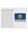 Atlanta Georgia Flag Text To Do Shopping List Dry Erase Board by TooLoud-Dry Erase Board-TooLoud-White-Davson Sales