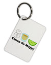 Cinco de Mayo Design - Salt Tequila Lime Aluminum Keyring Tag by TooLoud-Keyring-TooLoud-White-Davson Sales