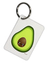 Cute Avocado Design Aluminum Keyring Tag-Keyring-TooLoud-White-Davson Sales