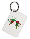 Cowboy Chili Peppers Aluminum Keyring Tag-Keyring-TooLoud-White-Davson Sales