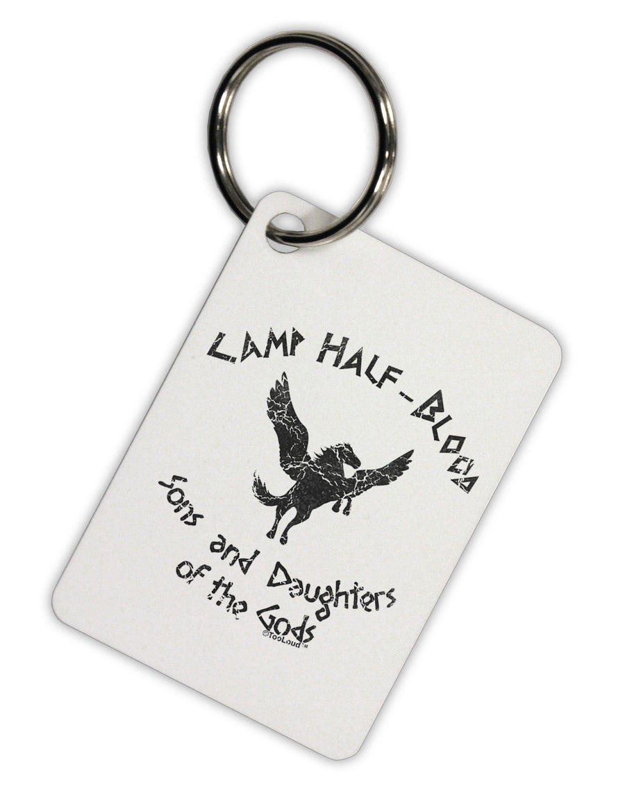 Camp Half-Blood Sons and Daughters Aluminum Keyring Tag-Keyring-TooLoud-White-Davson Sales