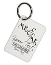 Personalized Mr and Mr -Name- Established -Date- Design Aluminum Keyring Tag-Keyring-TooLoud-White-Davson Sales