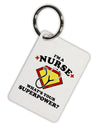Nurse - Superpower Aluminum Keyring Tag-Keyring-TooLoud-White-Davson Sales