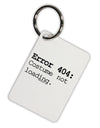 Error 404 Costume Distressed Aluminum Keyring Tag-Keyring-TooLoud-White-Davson Sales