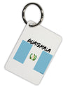 Guatamelan Flag Design Aluminum Keyring Tag by TooLoud-Keyring-TooLoud-Davson Sales