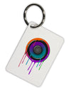 Paint Drips Speaker Aluminum Keyring Tag-Keyring-TooLoud-White-Davson Sales