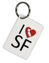 I Heart San Francisco Aluminum Keyring Tag-Keyring-TooLoud-Davson Sales