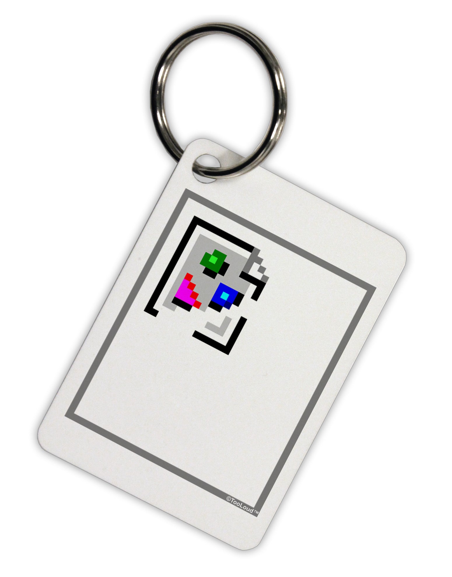 Broken Image Link - Tech Humor Aluminum Keyring Tag by TooLoud-TooLoud-White-Davson Sales