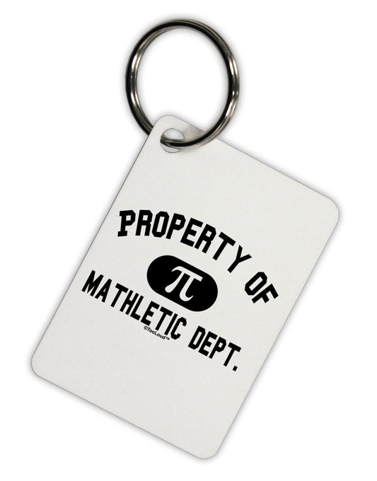 Mathletic Department Aluminum Keyring Tag by TooLoud-Keyring-TooLoud-White-Davson Sales