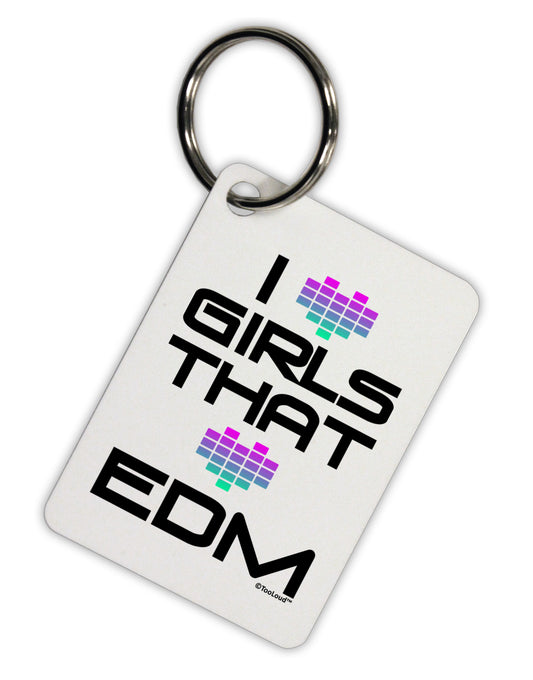 I Heart Girls That Heart EDM Aluminum Keyring Tag-Keyring-TooLoud-White-Davson Sales
