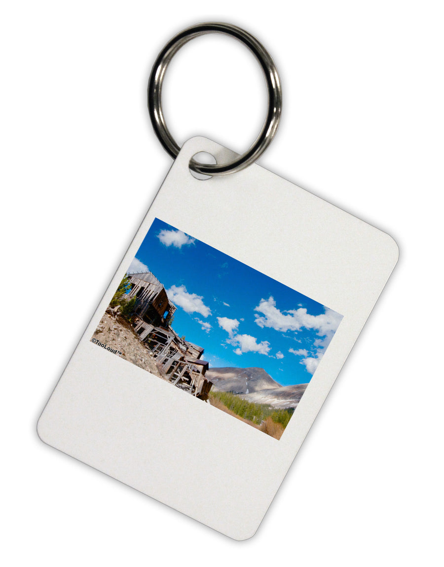 Colorado Landscape Ruins Aluminum Keyring Tag-Keyring-TooLoud-White-Davson Sales