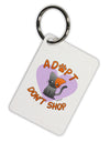 Adopt Don't Shop Cute Kitty Aluminum Keyring Tag-Keyring-TooLoud-White-Davson Sales