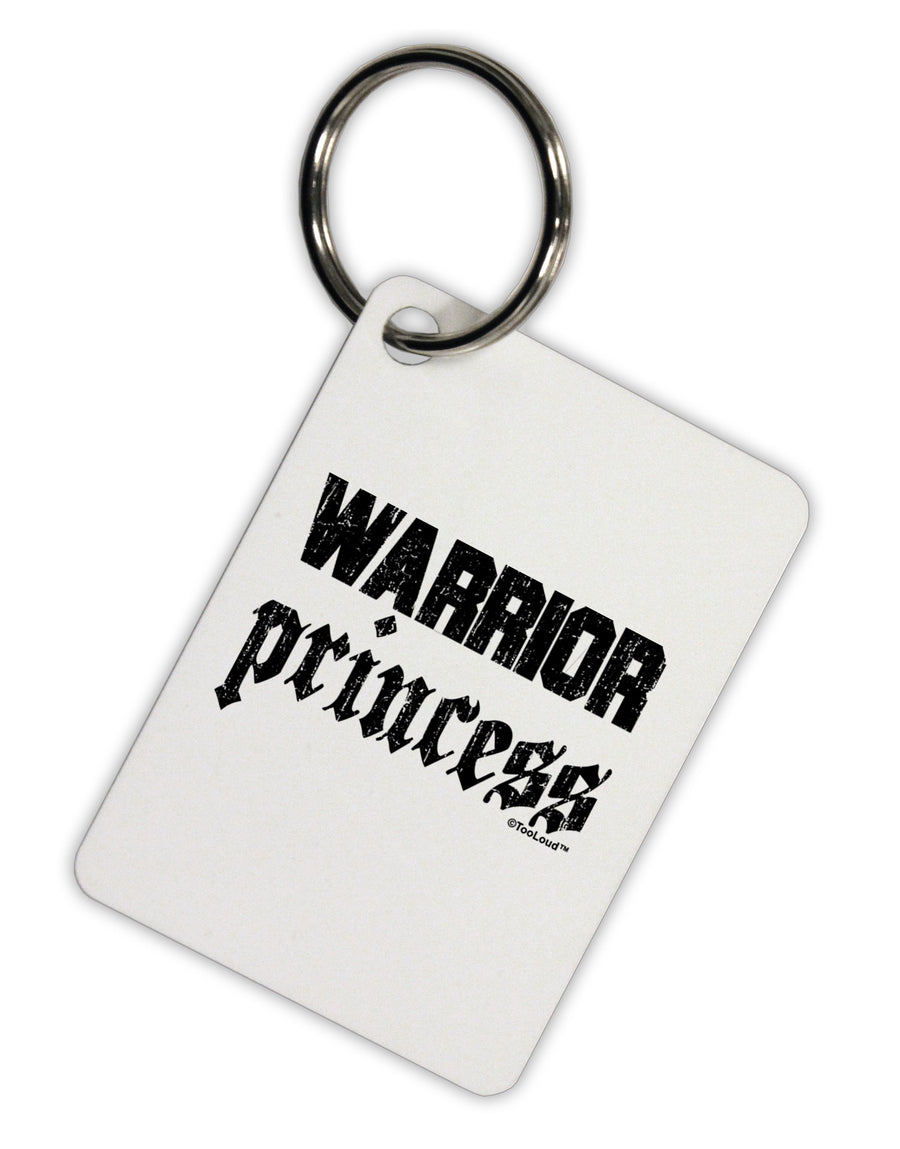 Warrior Princess Script Aluminum Keyring Tag-Keyring-TooLoud-White-Davson Sales
