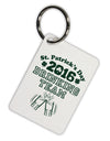 St Patricks Day Drinking Team Aluminum Keyring Tag-Keyring-TooLoud-White-Davson Sales