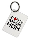 I Heart My Gamer Mom Aluminum Keyring Tag by TooLoud-Keyring-TooLoud-White-Davson Sales