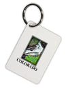 Colorado White River Text Aluminum Keyring Tag-Keyring-TooLoud-White-Davson Sales