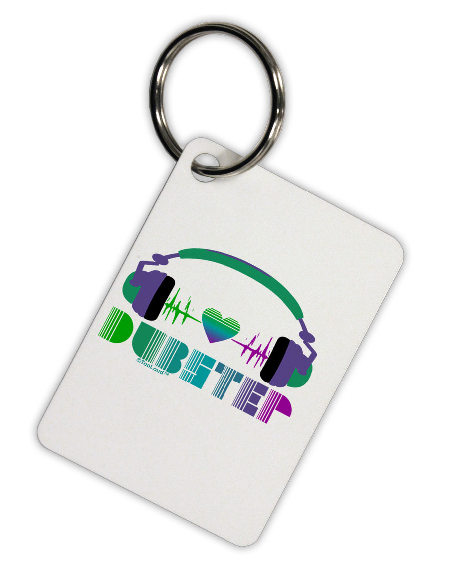 Heart Dubstep Aluminum Keyring Tag-Keyring-TooLoud-White-Davson Sales