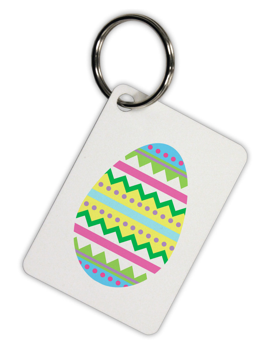 Colorful Easter Egg Aluminum Keyring Tag-Keyring-TooLoud-White-Davson Sales