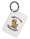 Rescue A Puppy Aluminum Keyring Tag-Keyring-TooLoud-White-Davson Sales