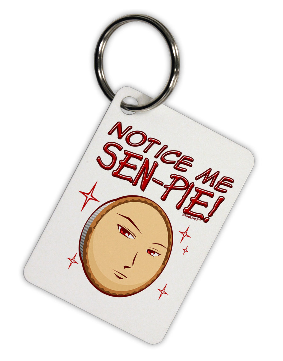 Notice Me Sen-pie Aluminum Keyring Tag-Keyring-TooLoud-White-Davson Sales