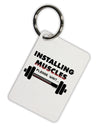 Installing Muscles Aluminum Keyring Tag-Keyring-TooLoud-White-Davson Sales