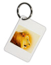 Lion Watercolor 3 Aluminum Keyring Tag-Keyring-TooLoud-White-Davson Sales