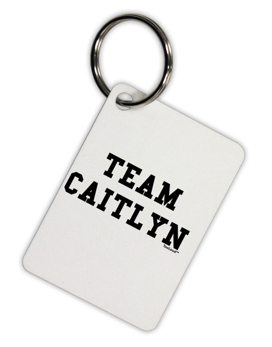Team Caitlyn Aluminum Keyring Tag-Keyring-TooLoud-White-Davson Sales