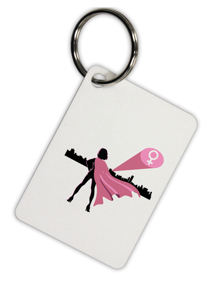 Girl Power Women's Empowerment Aluminum Keyring Tag by TooLoud-Keyring-TooLoud-Davson Sales