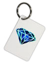 Space Diamond Aluminum Keyring Tag-Keyring-TooLoud-White-Davson Sales