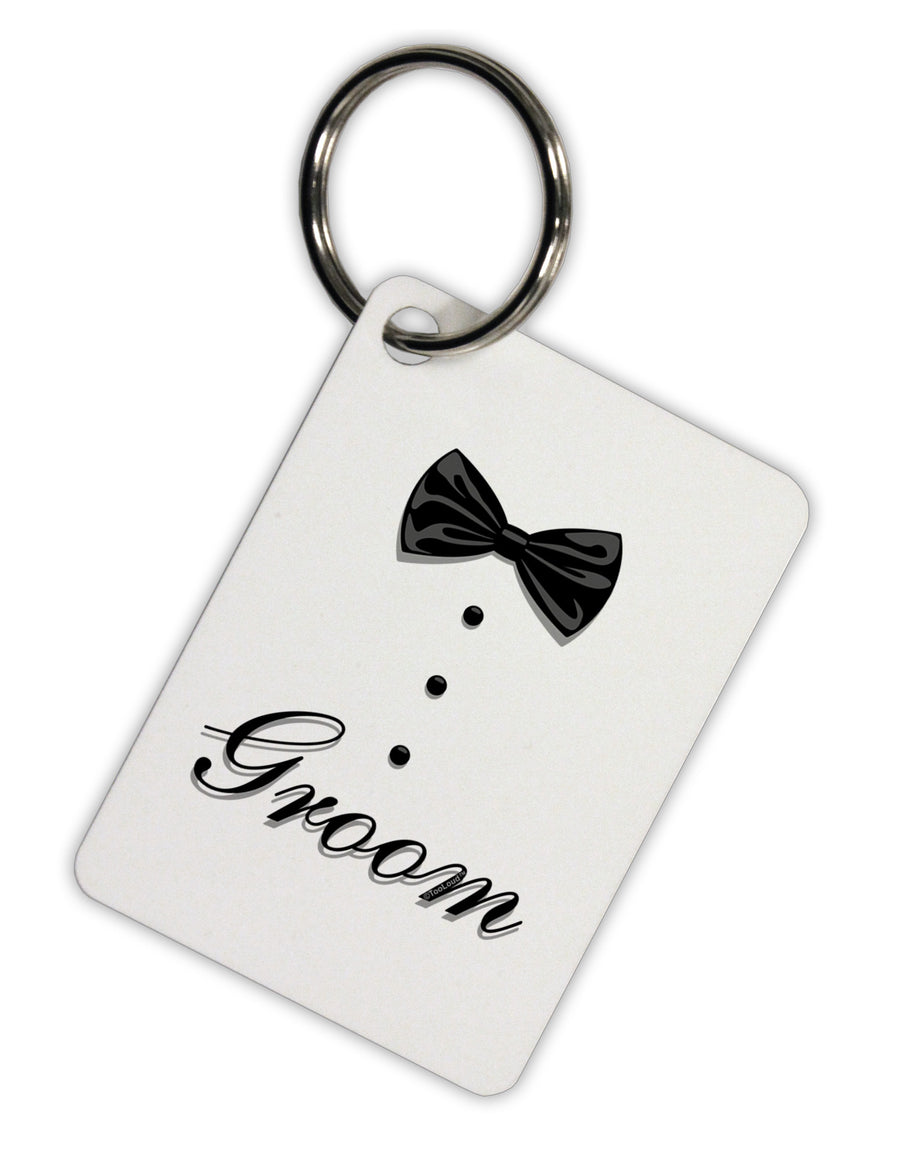 Tuxedo - Groom Aluminum Keyring Tag-Keyring-TooLoud-White-Davson Sales