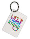 Let's Trade Kandi Aluminum Keyring Tag-Keyring-TooLoud-White-Davson Sales