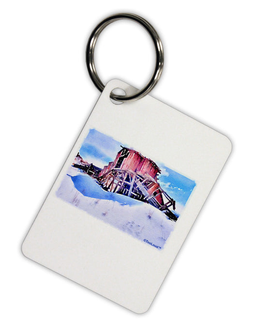 Victor Mines Colorado Watercolor Aluminum Keyring Tag-Keyring-TooLoud-White-Davson Sales