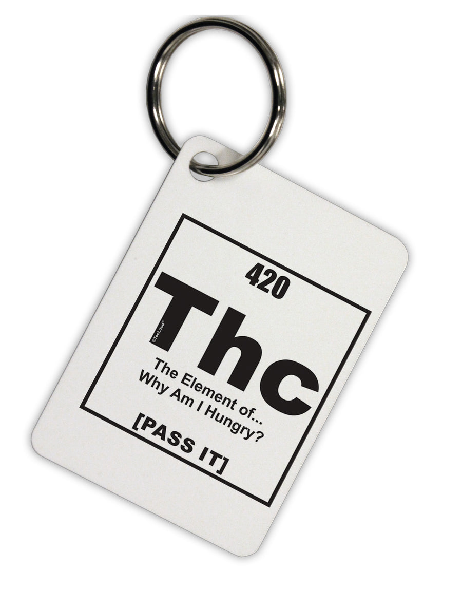 420 Element THC Funny Stoner Aluminum Keyring Tag by TooLoud-Keyring-TooLoud-Davson Sales